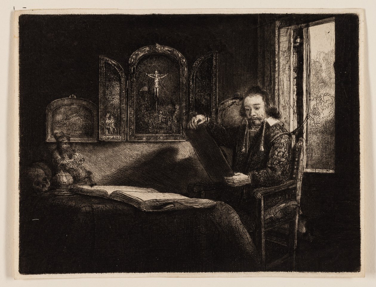 Abraham Francen, Apothecary by Rembrandt van Rijn