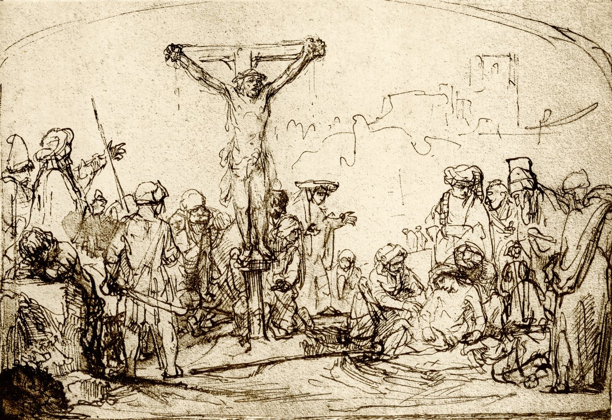 Crucifixion by Rembrandt van Rijn