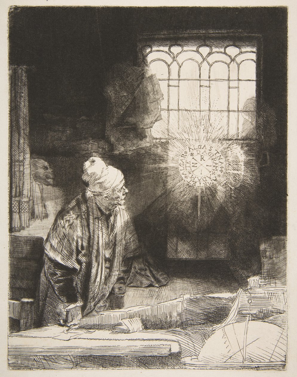 Faust by Rembrandt van Rijn