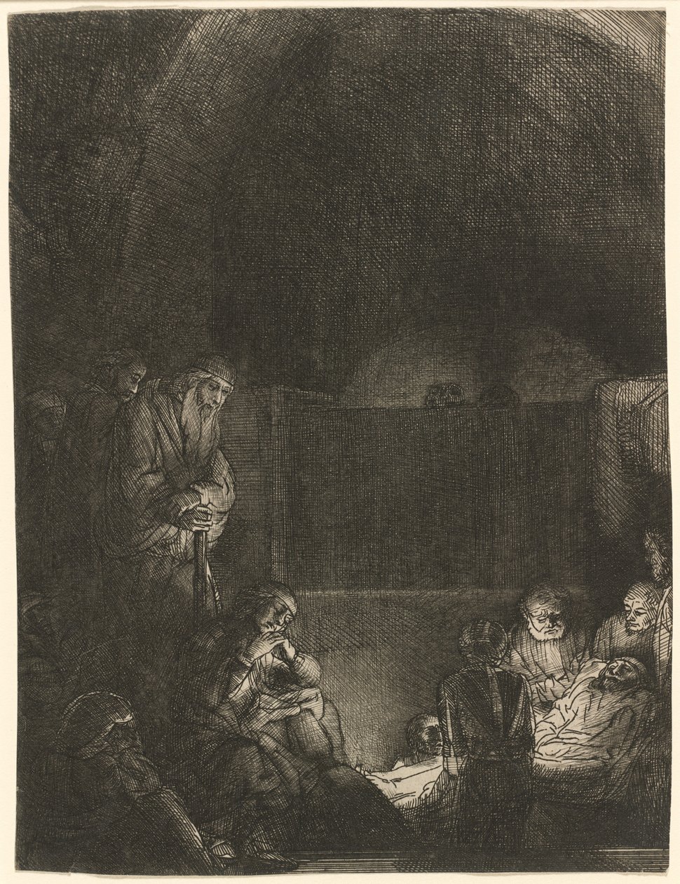 The Entombment by Rembrandt van Rijn