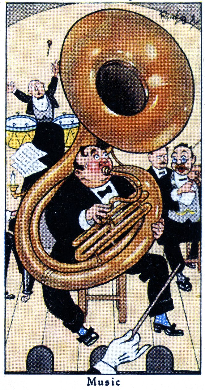 Music, 1936 by René Bull