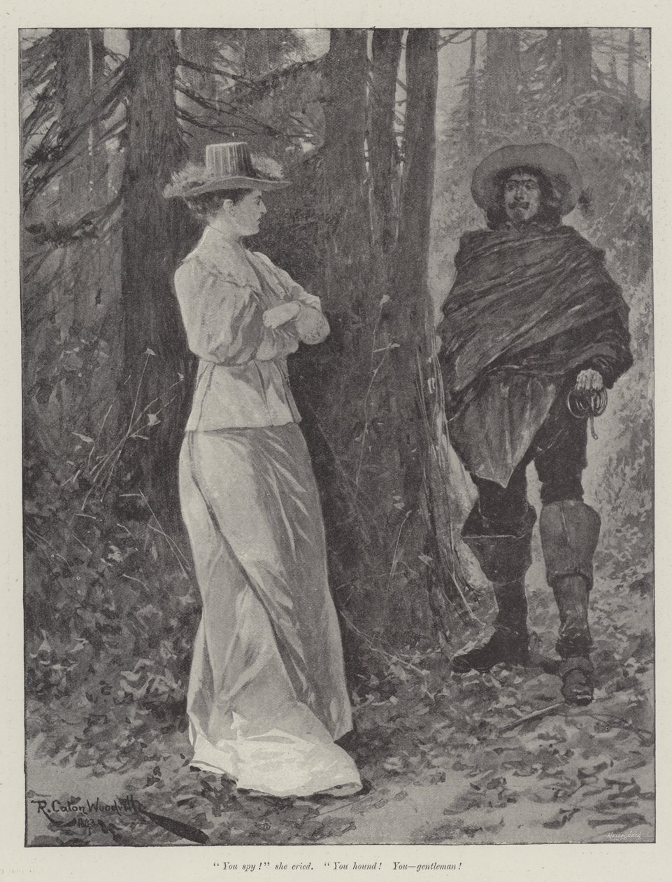 Under the Red Robe, by Stanley J Weyman by Richard Caton Woodville junior