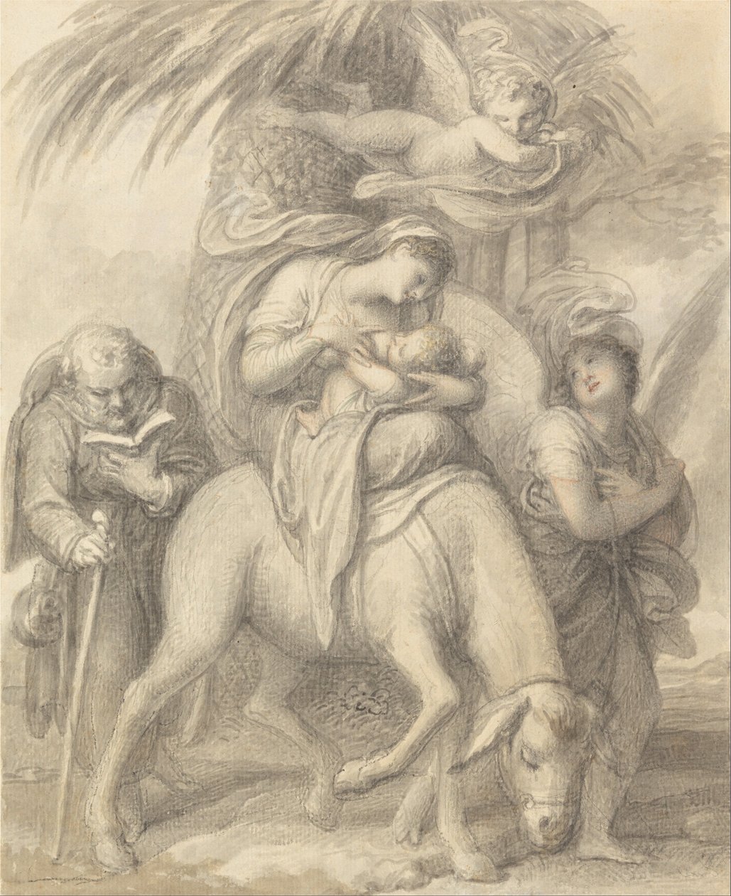 Flight into Egypt by Richard Cosway