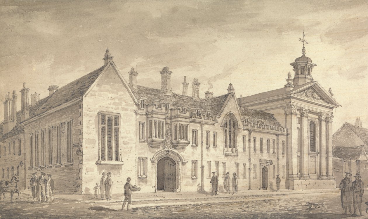 Pembroke College, Cambridge by Richard Banks Harraden