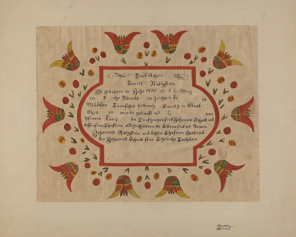 Fraktur by Richard Barnett