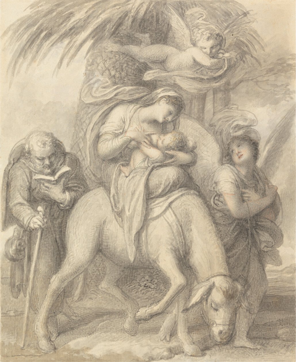 Flight into Egypt by Richard Cosway