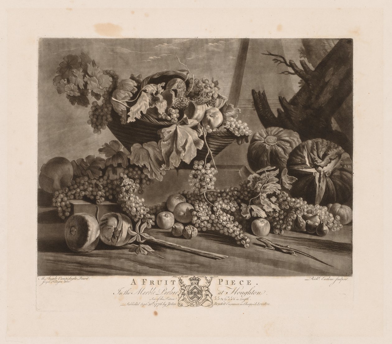 A Fruit Piece by Richard Earlom