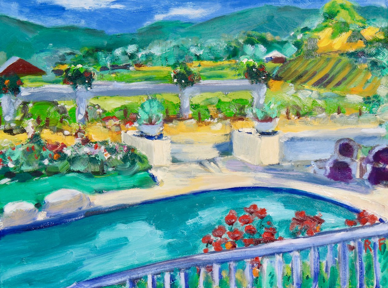 Backyard, Napa by Richard Fox