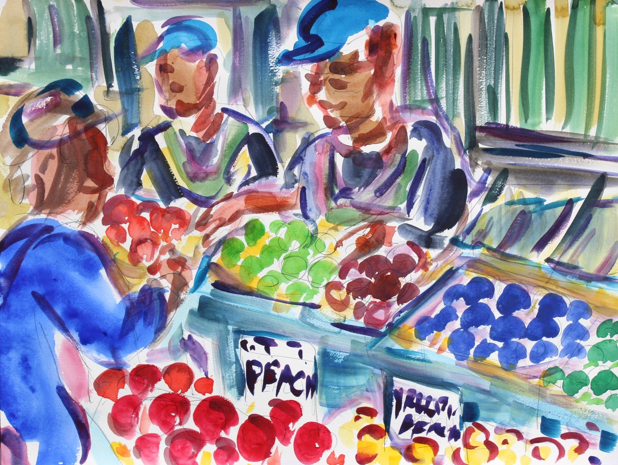 Fruit Sellers, 2020 by Richard Fox