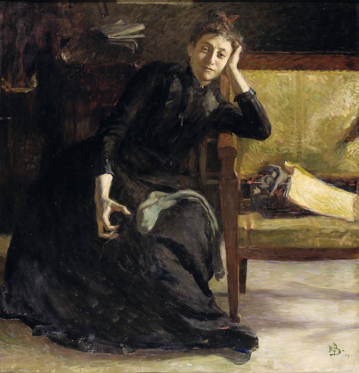 The Artist Eva Bonnier by Rickard Bergh