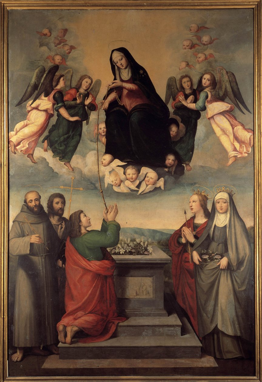 Madonna to the Belt with the Saints by Ridolfo Ghirlandaio