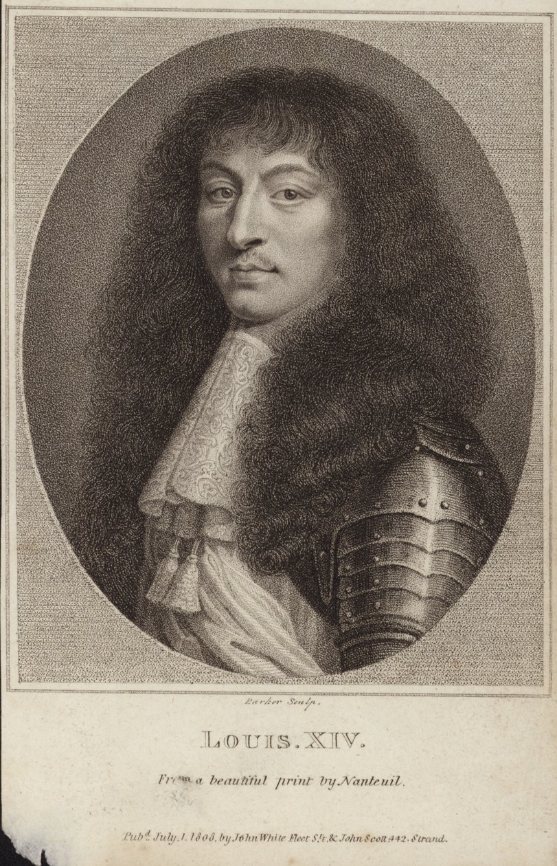 Portrait of King Louis XIV of France by Robert Nanteuil