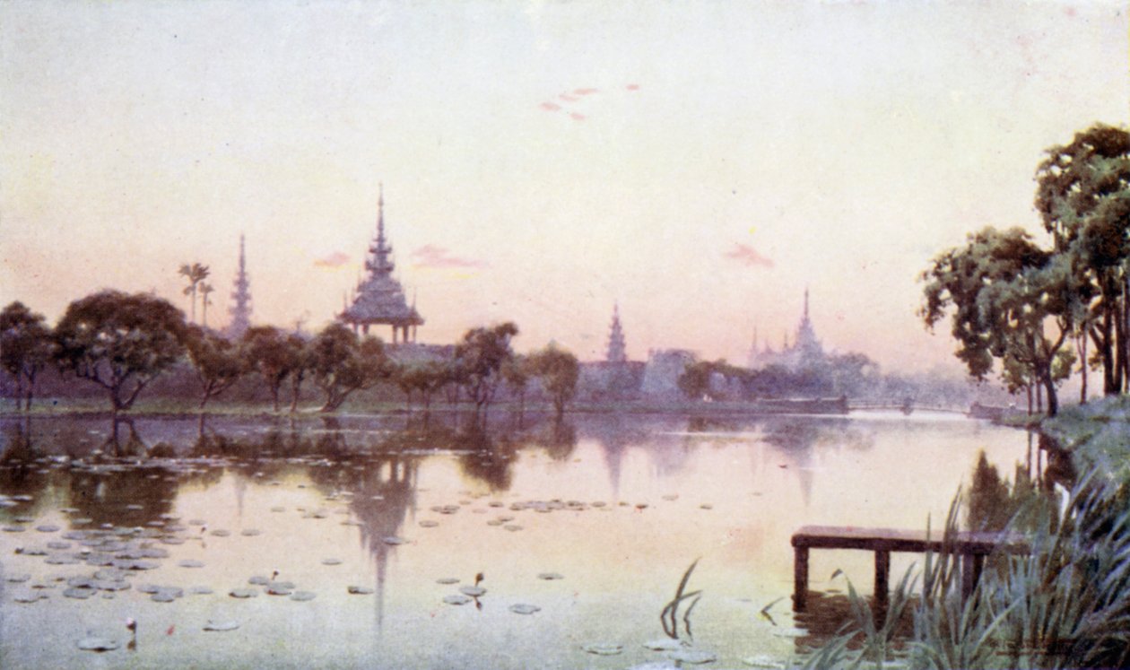 The Moat at Mandalay by Robert George Talbot Kelly