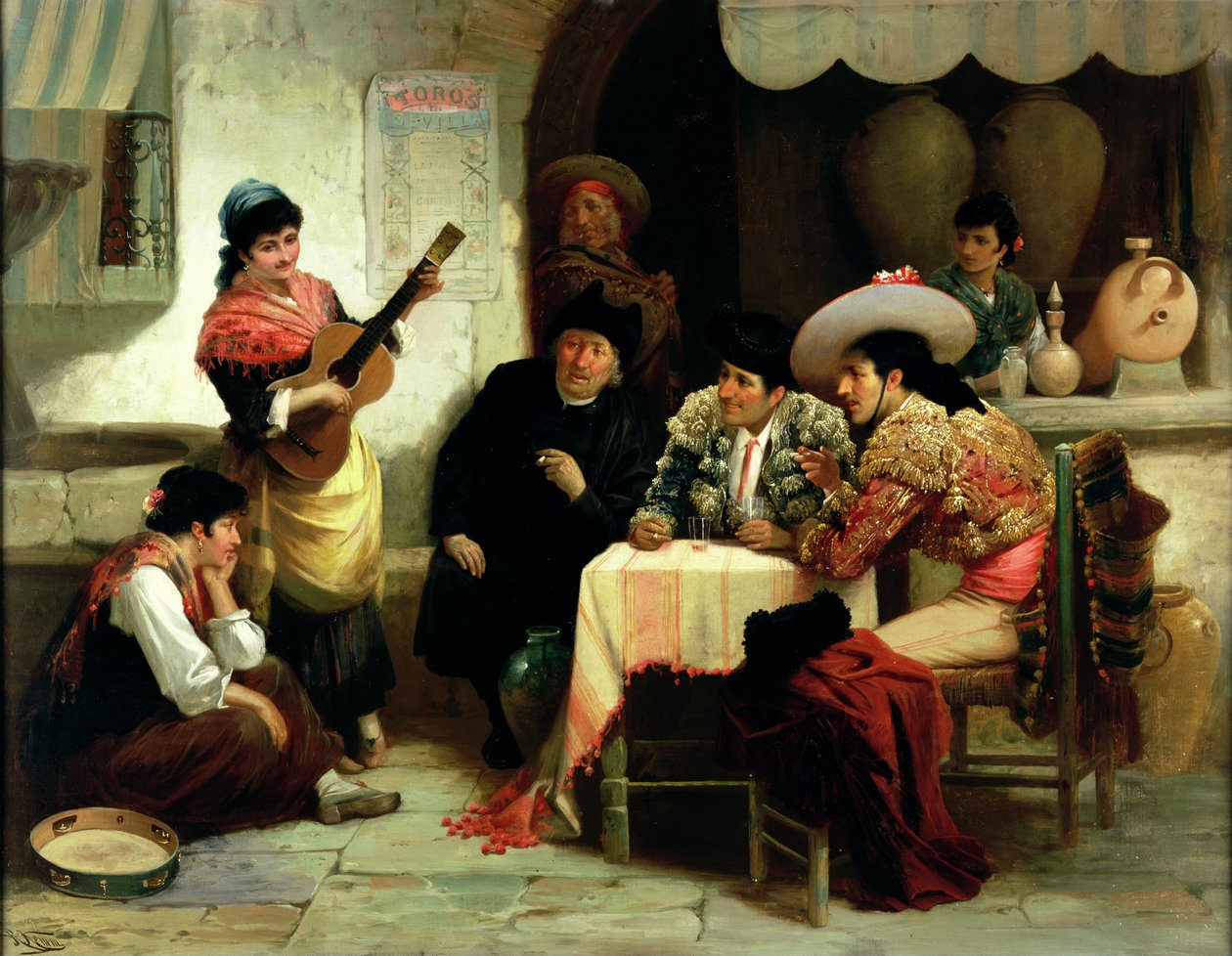 In a Spanish Tavern by Robert Kemm