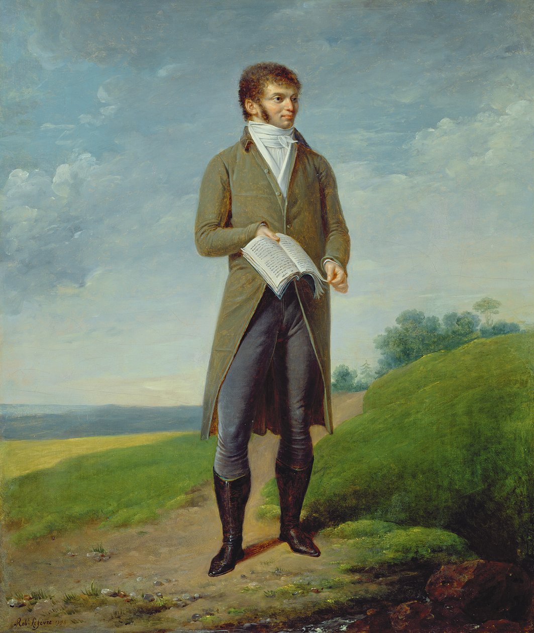 Portrait of a Man by Robert Lefevre