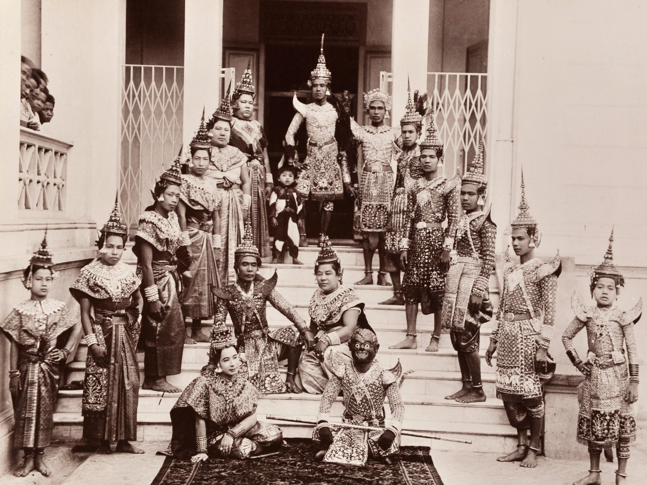 Thai Classical Dancers by Robert Lenz