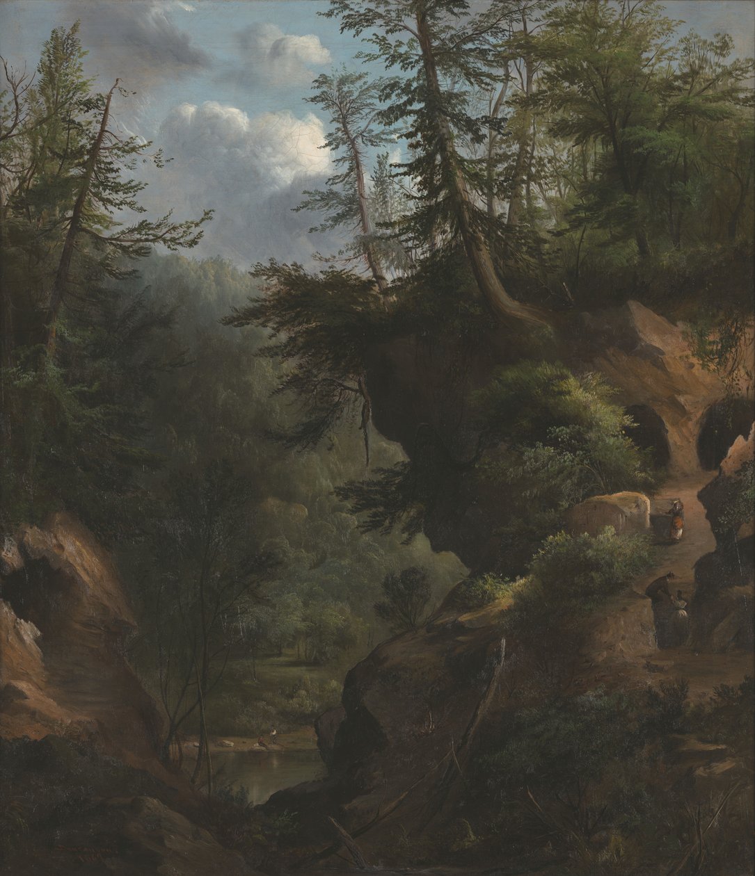 The Caves by Robert Scott Duncanson