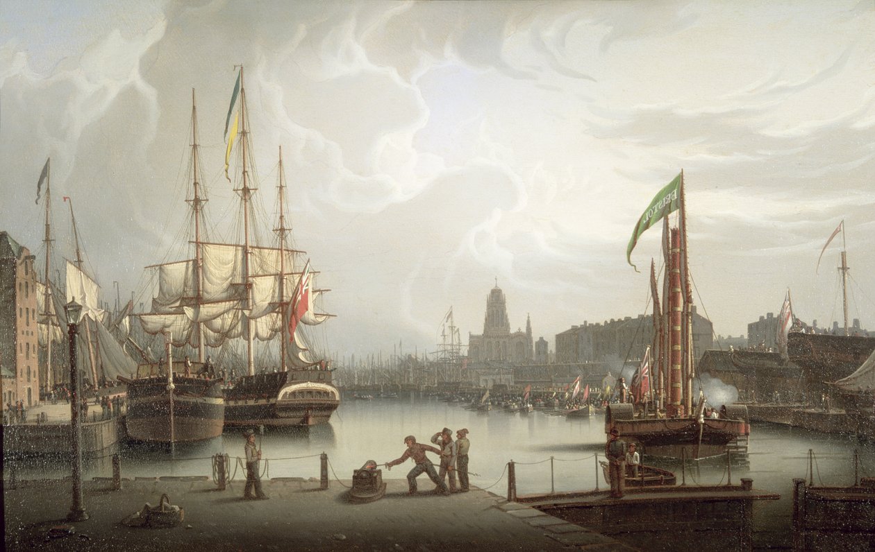 Dock Opening Ceremony, Bristol, 1828 by Robert Salmon