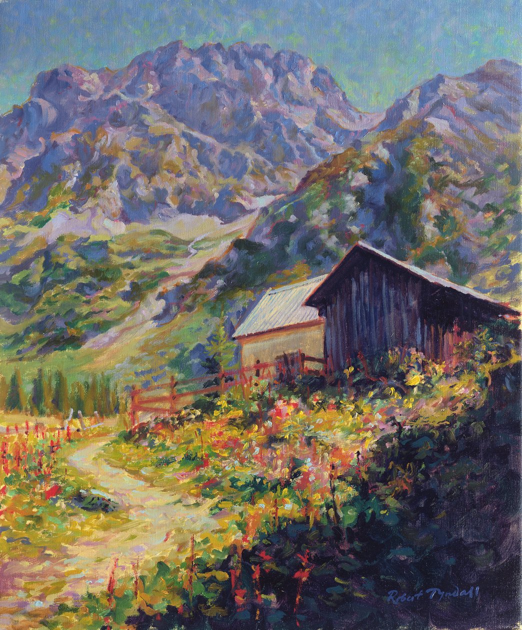 Haute Alpes, France by Robert Tyndall