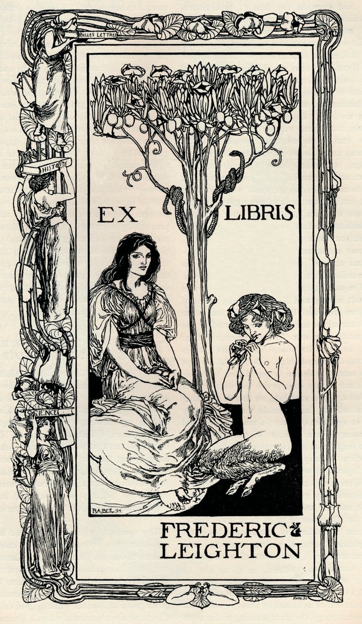 A Bookplate by Robert Anning Bell