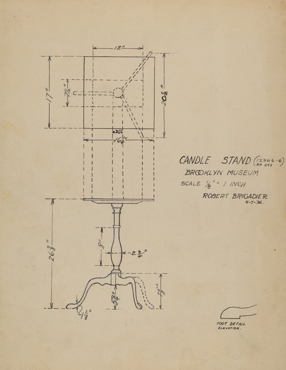 Candle Stand by Robert Brigadier