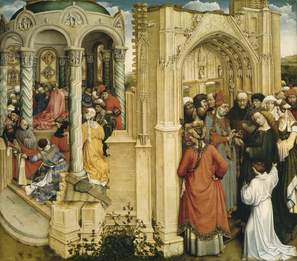 The Marriage of Mary and Joseph by Robert Campin