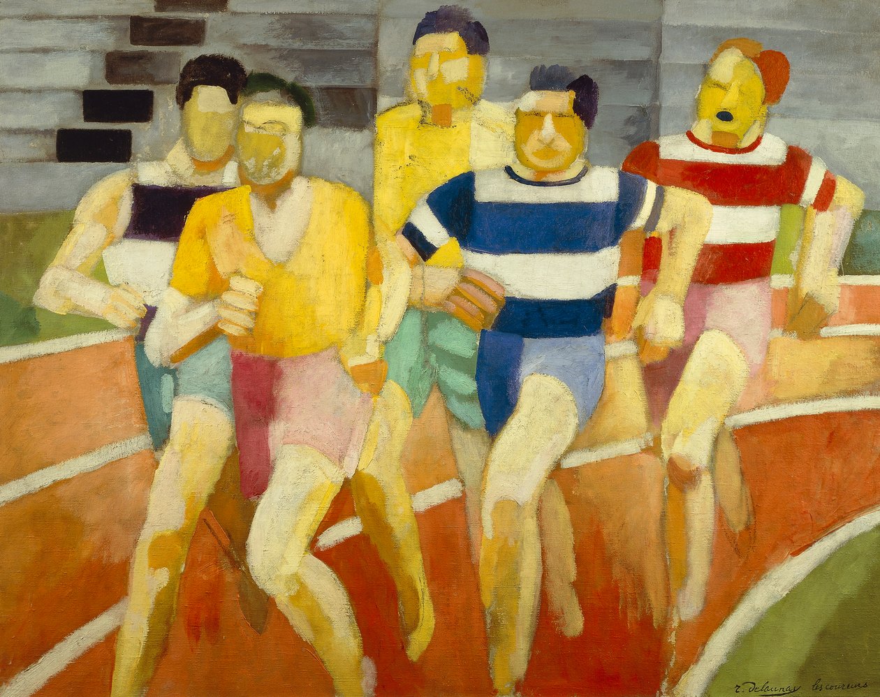 The Runners by Robert Delaunay