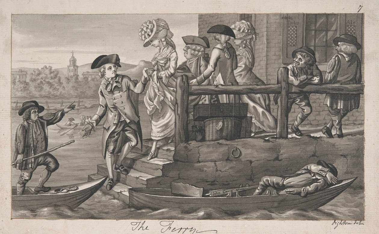 The Ferry by Robert Dighton