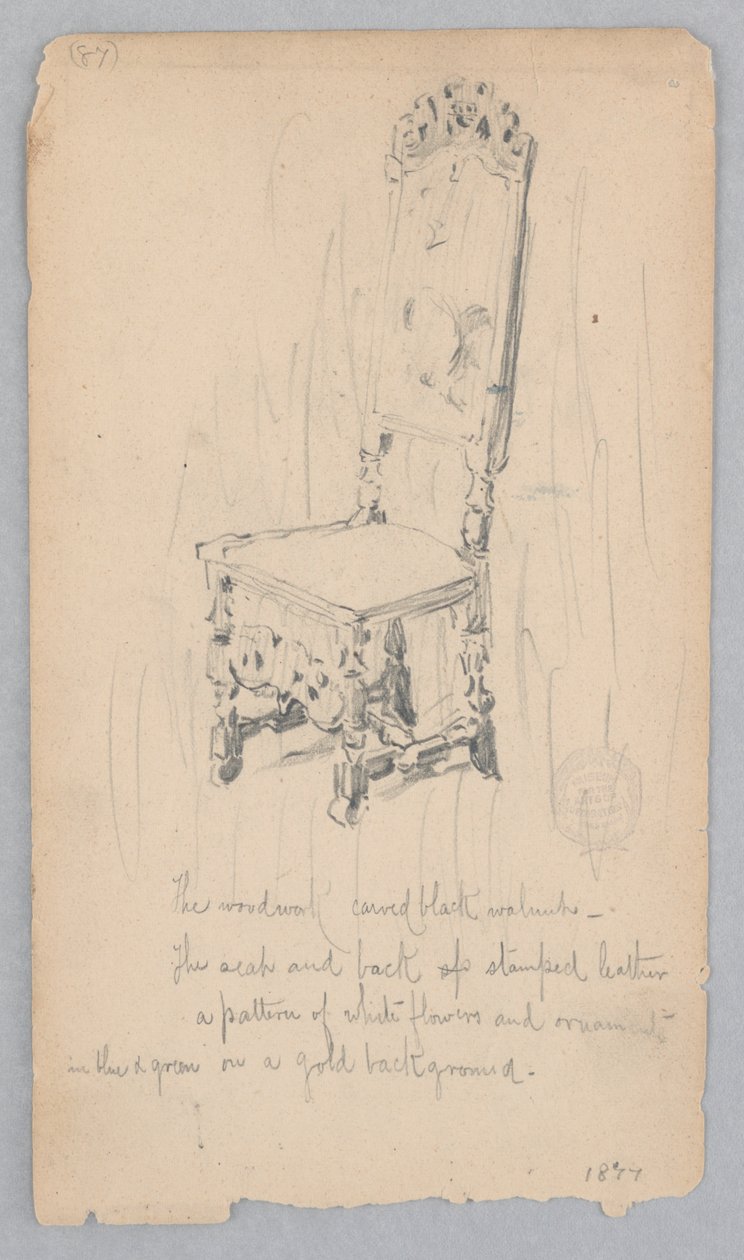Chair by Robert Frederick Blum