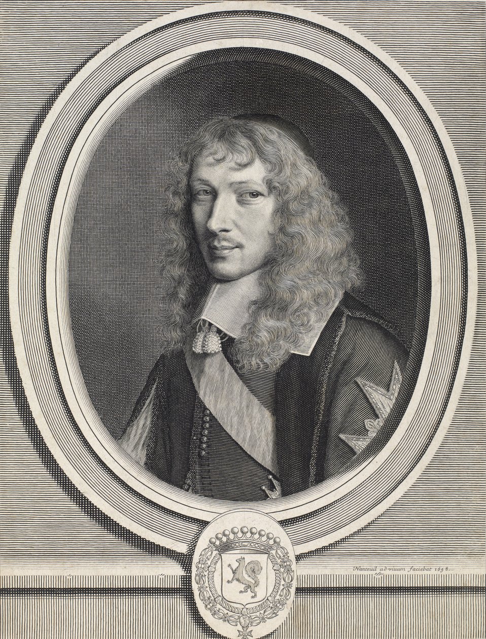 Basile Fouquet by Robert Nanteuil