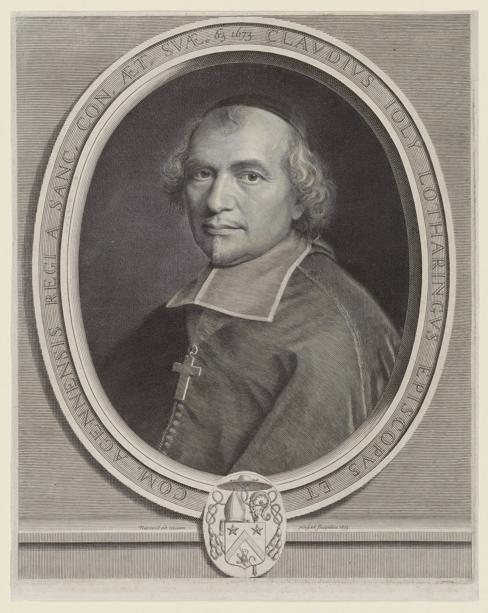 Claude Joly, Bishop by Robert Nanteuil