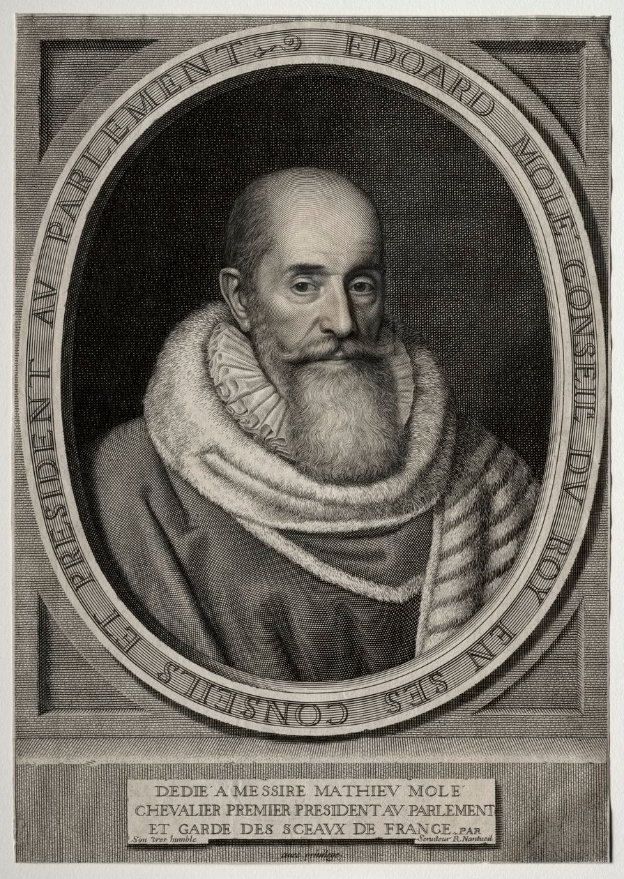 Edouard Molé by Robert Nanteuil