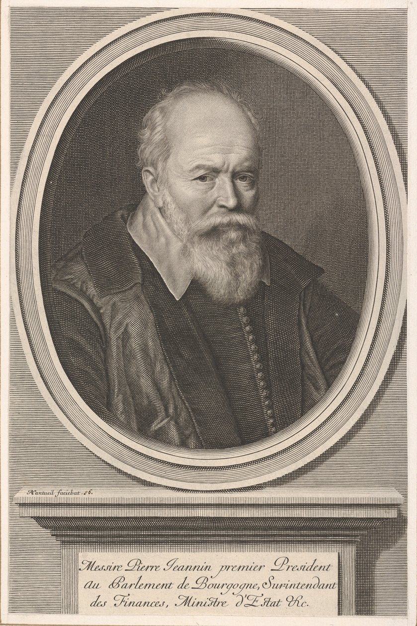 Pierre Jeannin by Robert Nanteuil