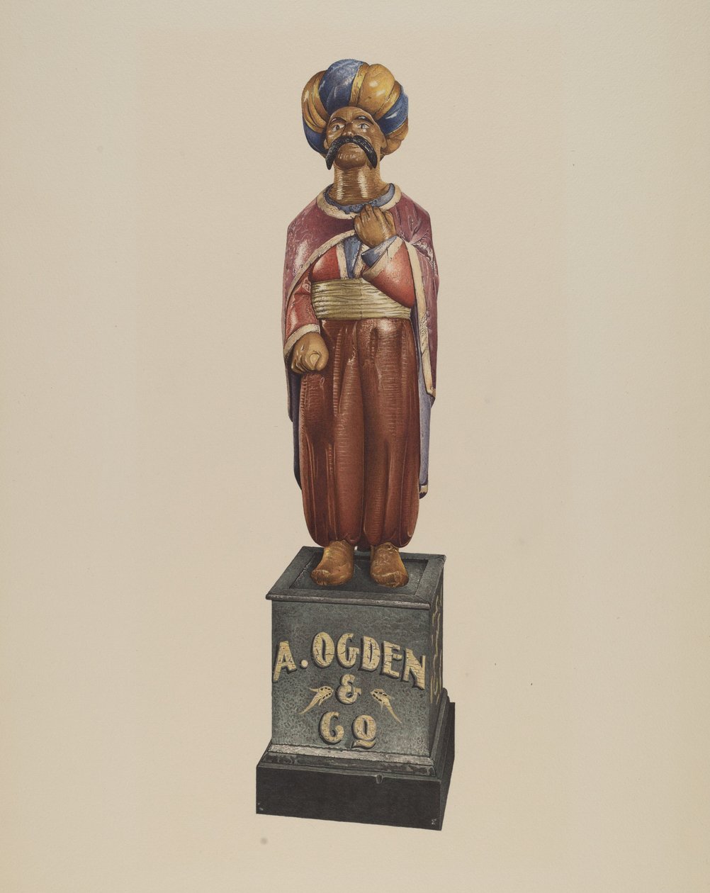 Cigar Store Figure by Robert Pohle
