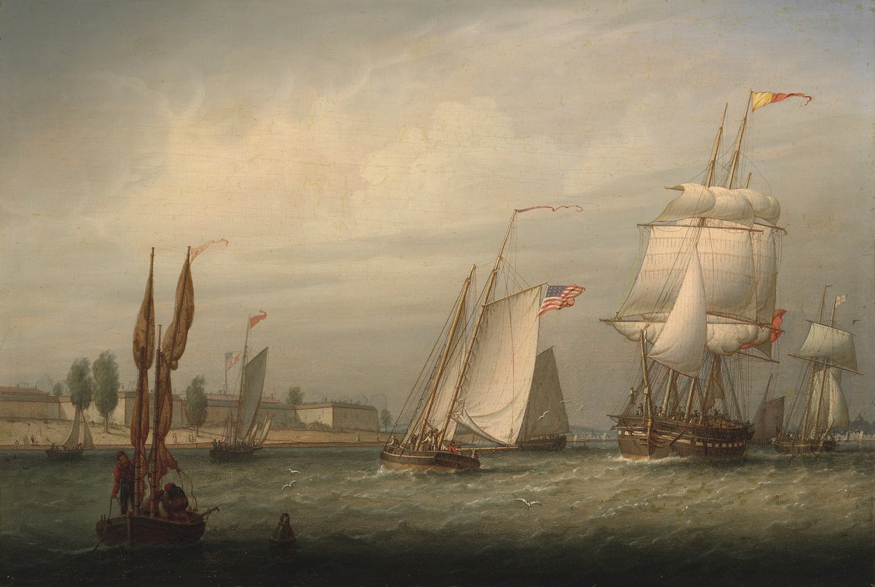 Boston Harbor by Robert Salmon