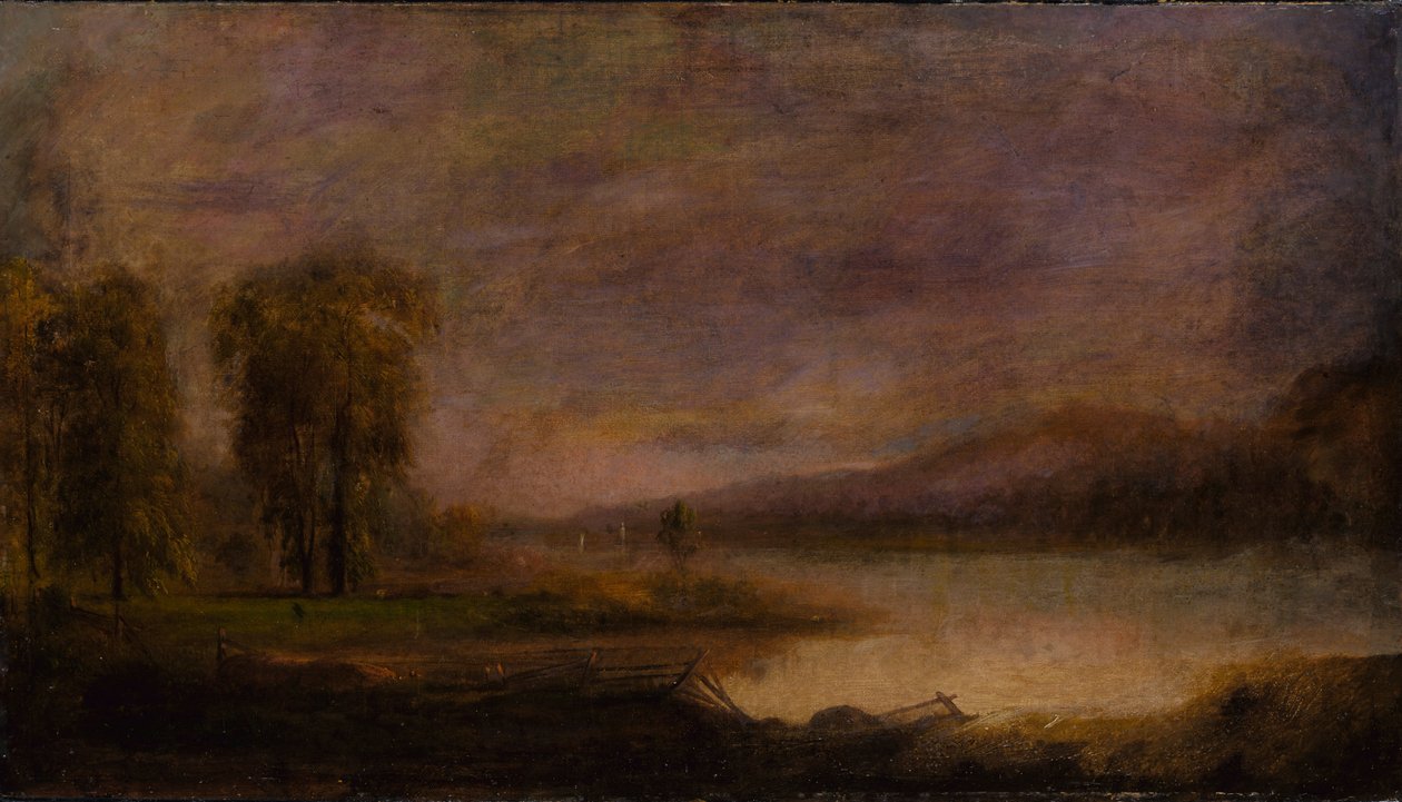 Landscape with Lake, 1864 by Robert Seldon Duncanson