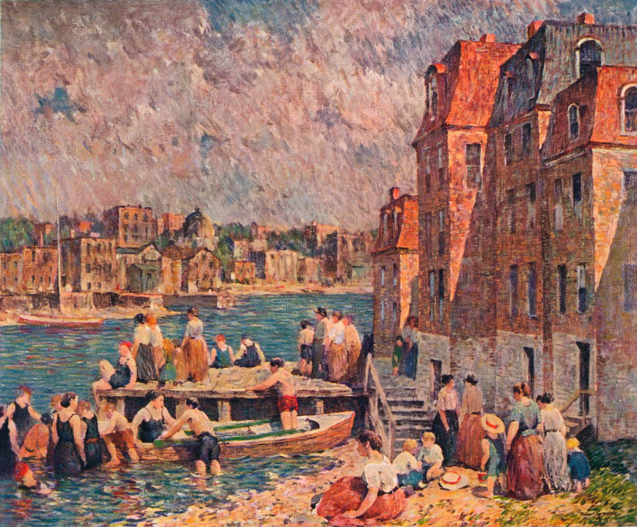Afternoon Bathers by Robert Spencer