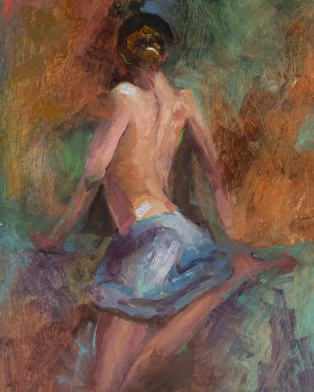 Blue Skirt by Roberta Murray