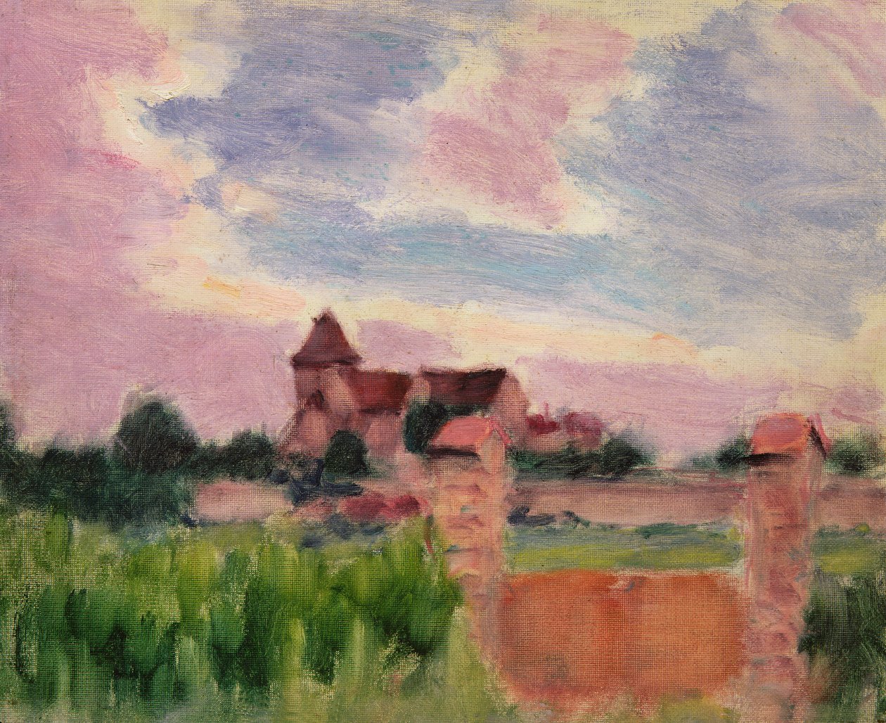 Landscape with a Church by Roderic O Conor