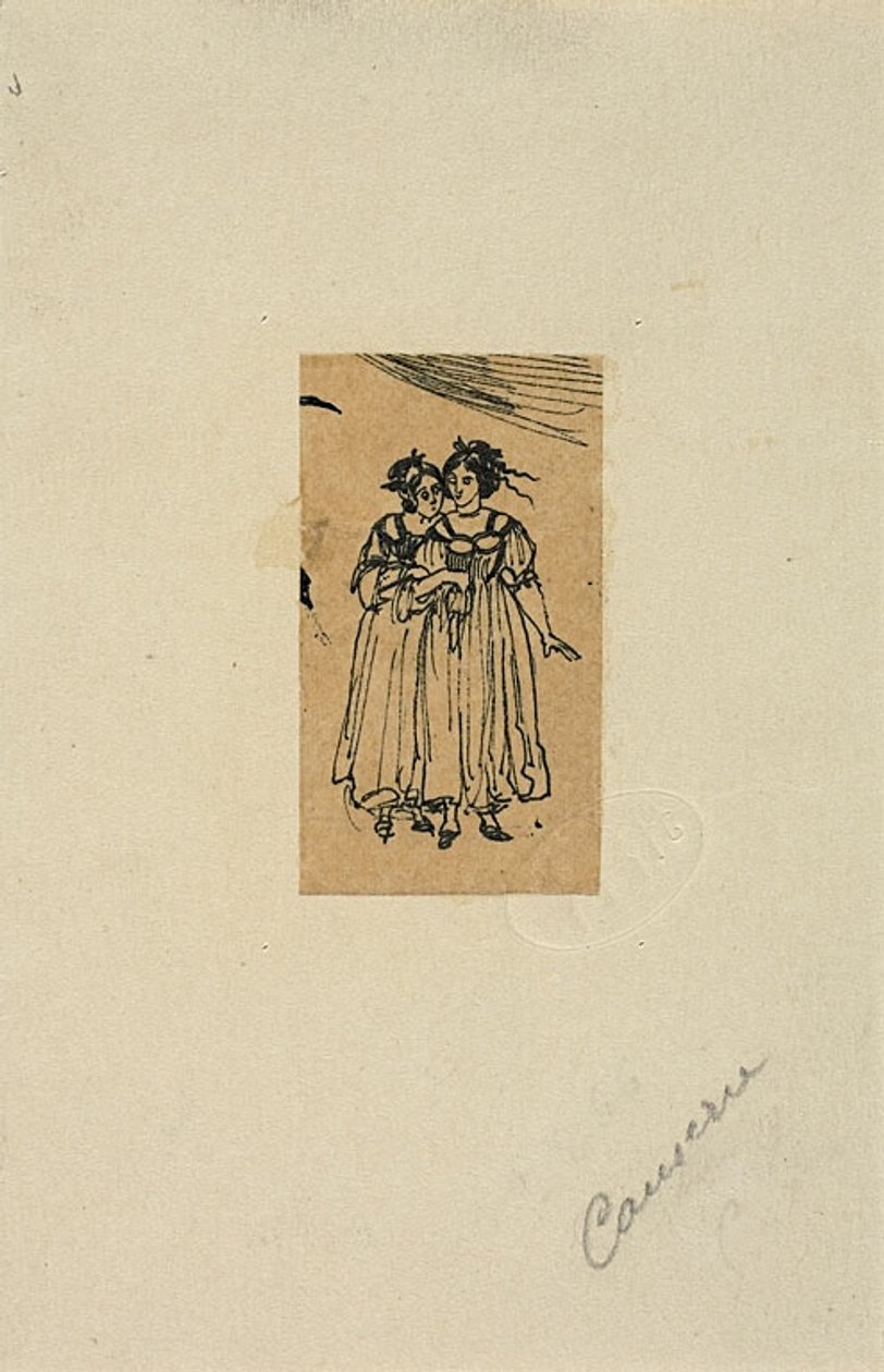 Conversation by Rodolphe Bresdin