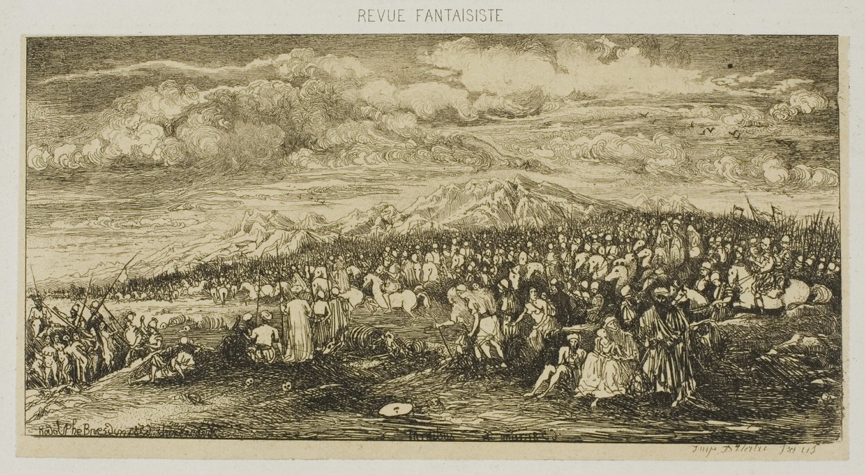 The Roman Army by Rodolphe Bresdin