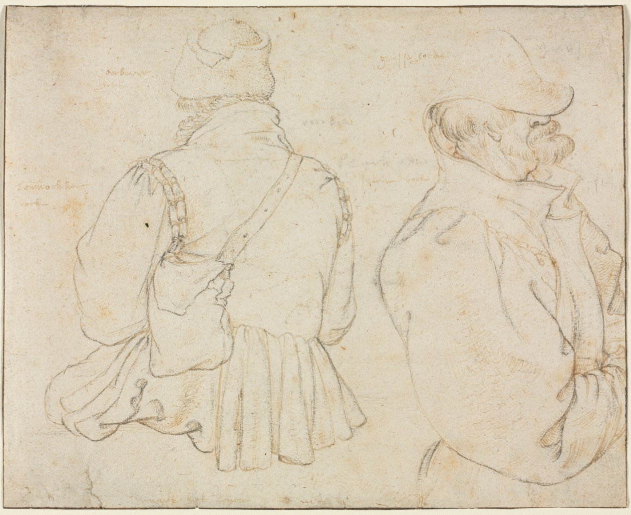 Two Bohemian Peasants in Half-Length by Roelant Savery