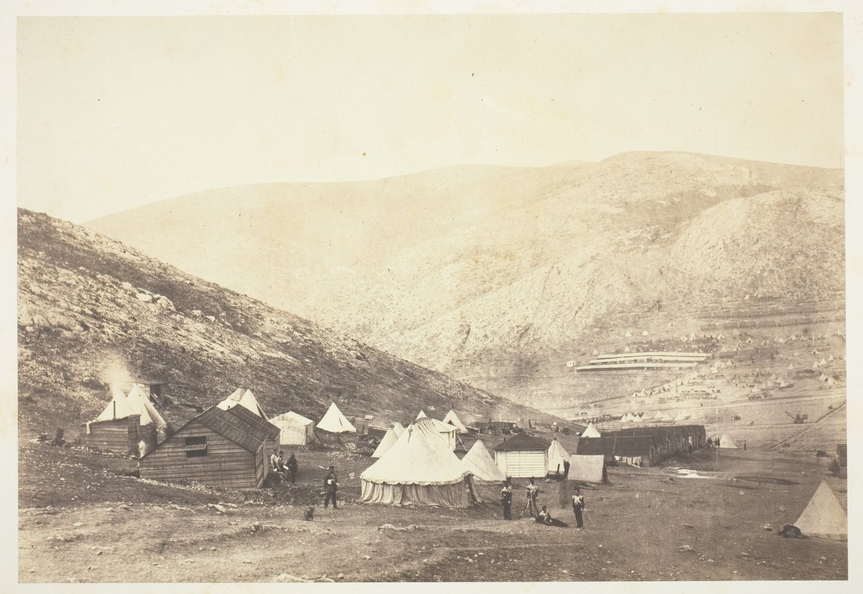 Encampment of the 71st Regiment by Roger Fenton