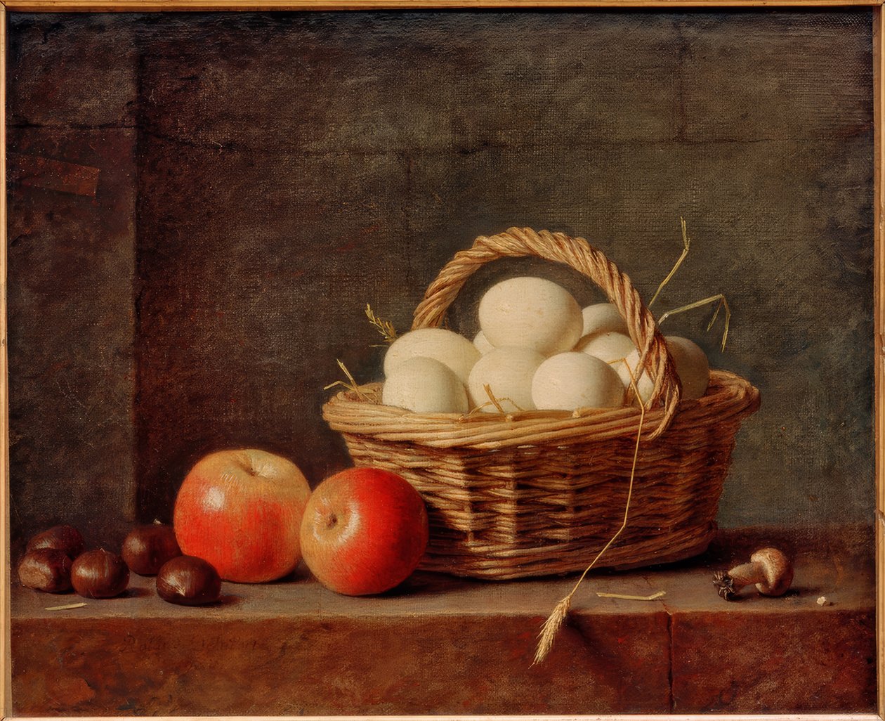 Basket with Eggs by Roland Delaporte