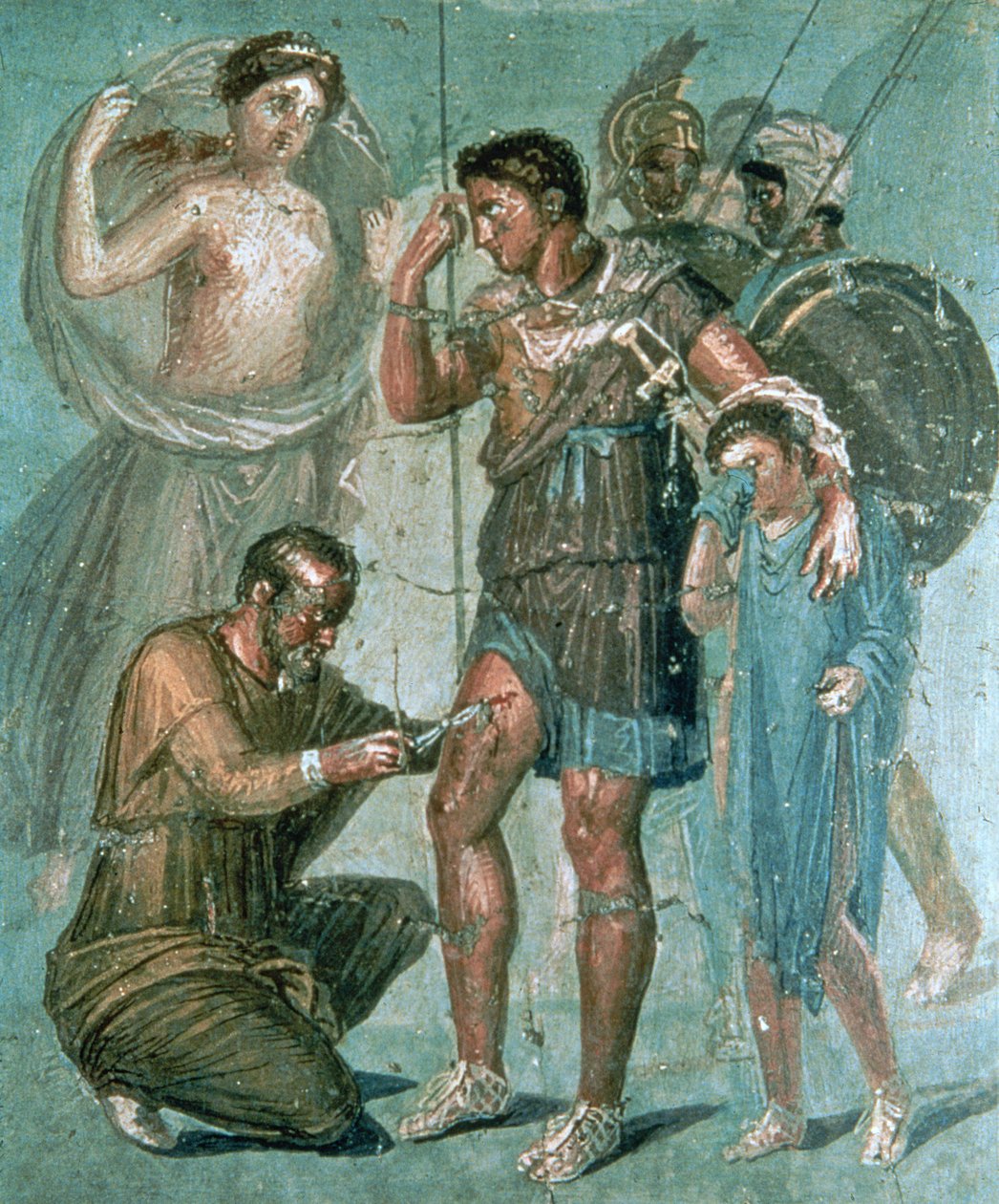 Aeneas Injured, from Pompeii by Roman