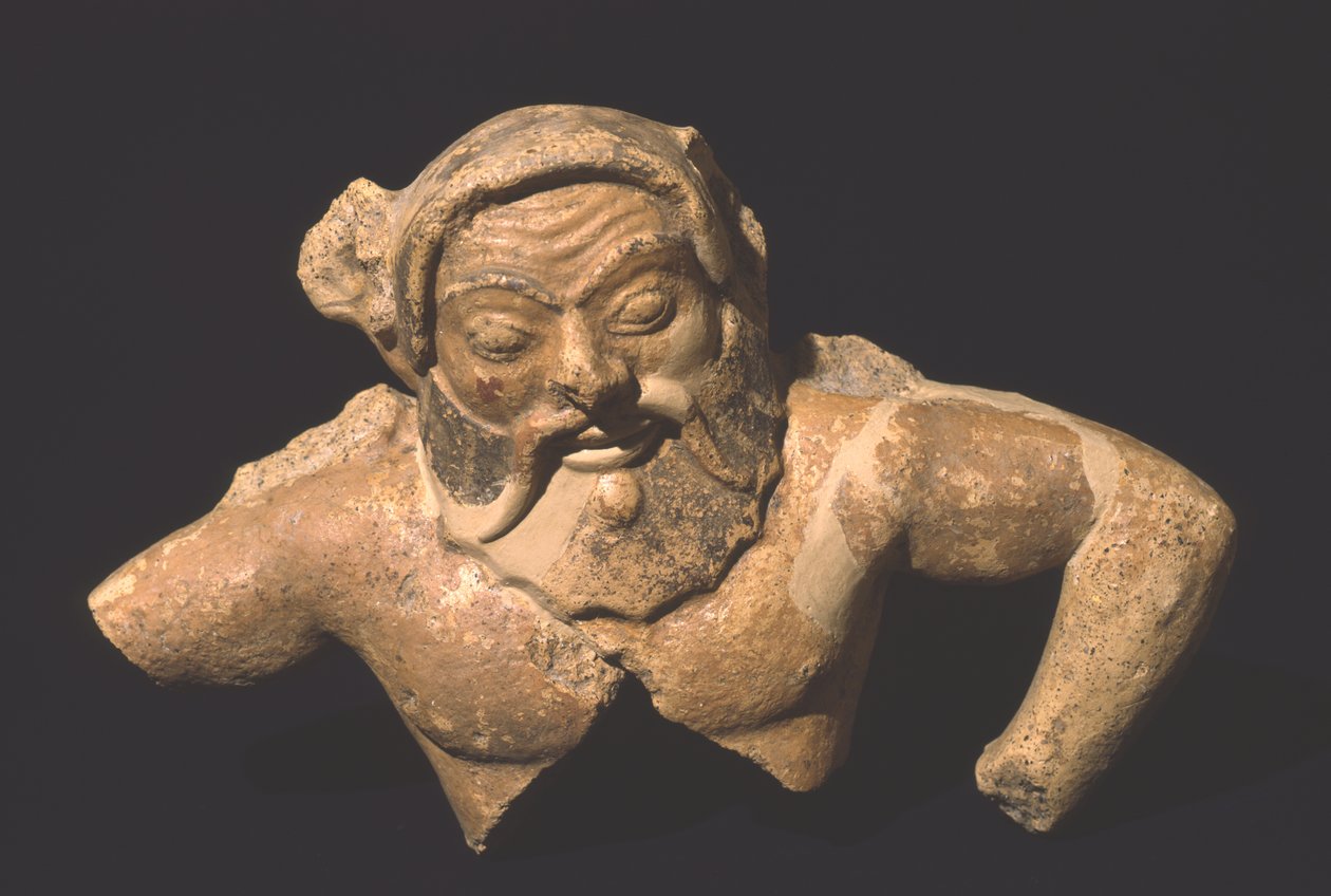 Antefix from Satricum by Roman