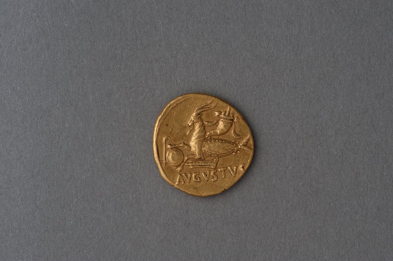 Coin of Augustus by Roman
