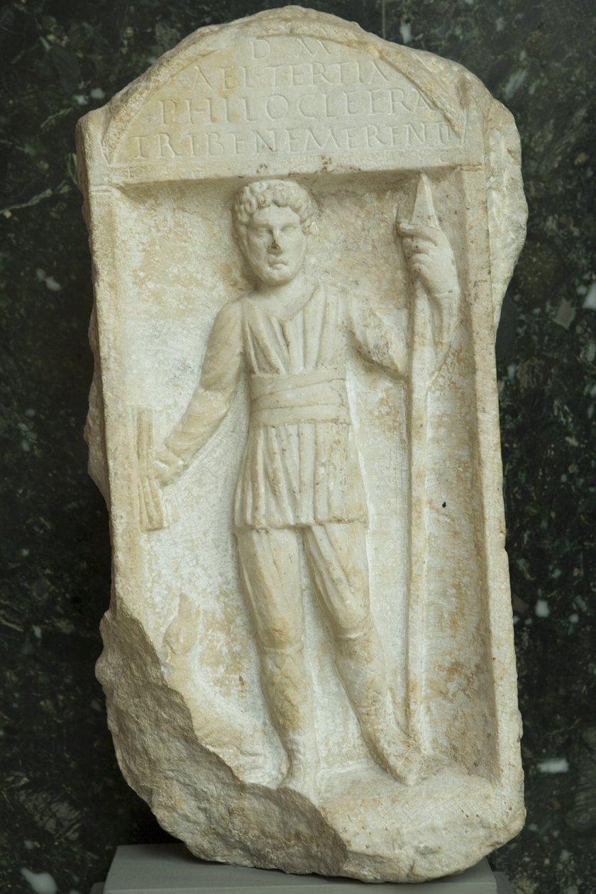 Funerary stela by Roman