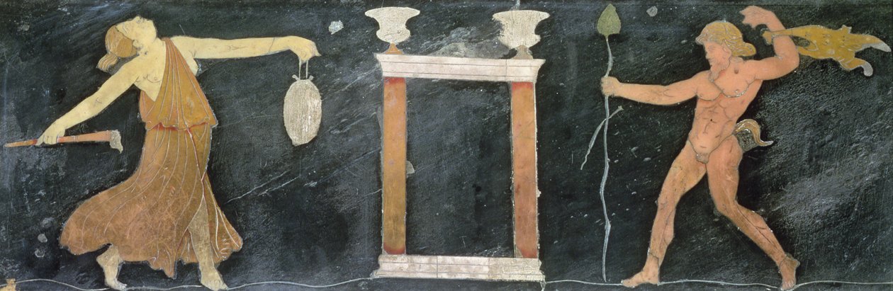 Maenad and Satyr Dancing by Roman