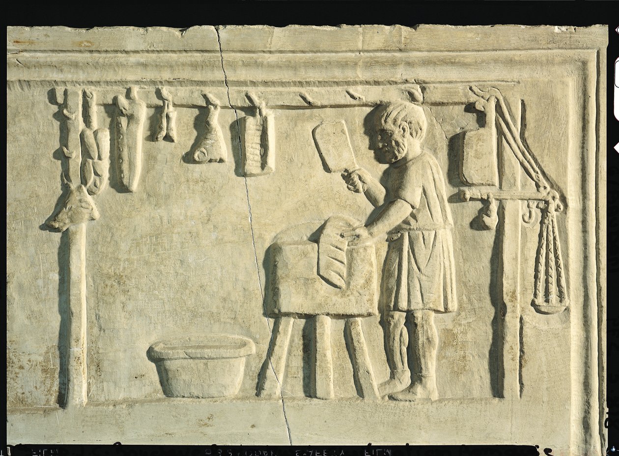 Roman Butchers (detail) by Roman